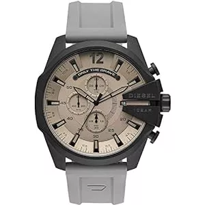 Diesel Uhren Diesel Chief Series Herrenuhr, Chronographenwerk mit Silikon-, Edelstahl- oder Lederarmband