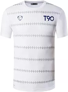 jeansian T-Shirts jeansian Herren 3 Stuck Mischen Pack Quick Dry Sport Polo T-Shirt LSL195