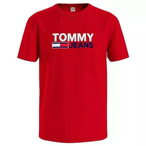 Tommy Jeans T-Shirts Tommy Hilfiger Herren TJM Reg Corp Logo Tee S/S-T-Shirts