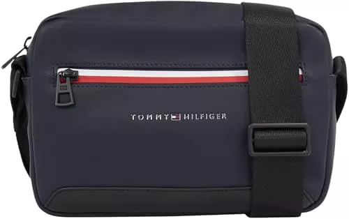 Tommy Hilfiger Taschen & Rucksäcke Tommy Hilfiger Herren Umhängetasche Reporter Mittelgroß, Blau (Space Blue), Einheitsgröße