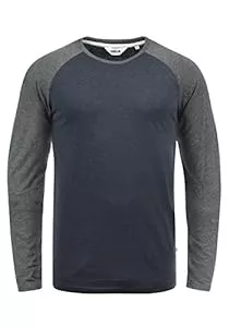 Solid Langarmshirts Solid SDBastien Herren Longsleeve Langarmshirt Shirt mit Rundhalsausschnitt