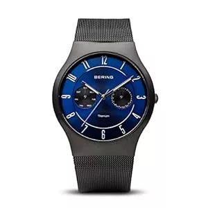 BERING Uhren BERING Herren Uhr Quarz Movement - Titanium Collection mit Edelstahl und Saphirglas 11939-XXX Armbandsuhren - Wasserdicht: 5 ATM