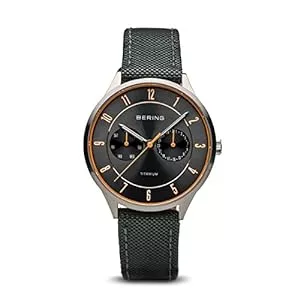 BERING Uhren BERING Herren Uhr Quarz Movement - Titanium Collection mit Nylon und Saphirglas 11539-XXX Armbandsuhren - Wasserdicht: 5 ATM