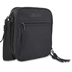 Lois Taschen & Rucksäcke Lois - Umhängetasche Herren Klein mit verstellbarem riemen - Herren Umhängetasche Klein hergestellt aus hochwertigen Materialien - Dauerhaft Kleine Umhängetasche Herren - Herrentasche Zum Umhängen 311