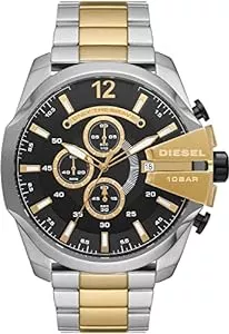 Diesel Uhren Diesel Chief Series Herrenuhr, Chronographenwerk mit Silikon-, Edelstahl- oder Lederarmband