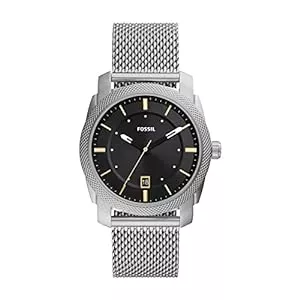 Fossil Uhren FOSSIL Machine Uhr für Herren, Quarzwerk mit Edelstahl- oder Lederarmband