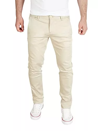 PITTMAN Hosen PITTMAN Andrew - Herren Chino Hose - Chinohose Mit Teil-Elastischem Bund