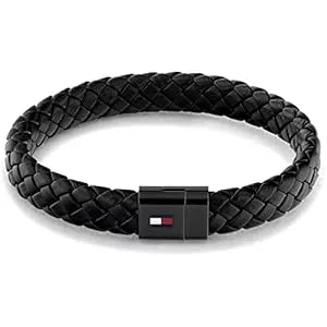 Tommy Hilfiger Schmuck Tommy Hilfiger Jewelry Armband für Herren aus Leder Schwarz - 2790331