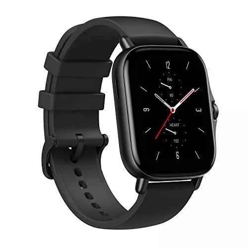 Amazfit Uhren Amazfit GTS 2 Smartwatch Fitness Armbanduhr mit Bluetooth-Anruf, Sportuhr mit 90 Sportmodi, Blutsauerstoffsättigungsmesser, 3GB Musikspeicher