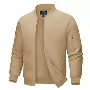 MAGCOMSEN Jacken MAGCOMSEN Blouson Herren Jacke Leichte Bomberjacke Winddichte Übergangsjacke Freizeit Fliegerjacke mit Taschen