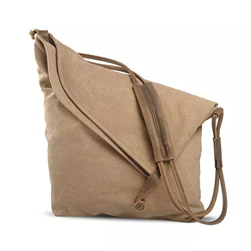 FANDARE Taschen & Rucksäcke FANDARE Retro Umhängetasche für Männer/Frauen, 33 cm (13 Zoll), Laptop, Business, Crossbody Bag, Outdoor, Reisen, Camping, große Kapazität, Messengertasche, atmungsaktiv, Segeltuch
