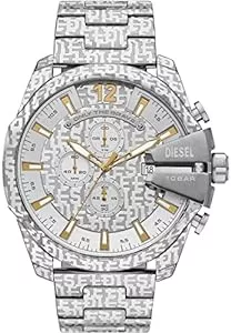 Diesel Uhren Diesel Chief Series Herrenuhr, Chronographenwerk mit Silikon-, Edelstahl- oder Lederarmband