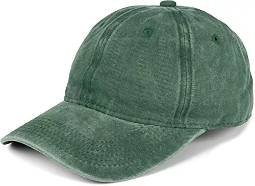 styleBREAKER Hüte & Mützen styleBREAKER Unisex 6-Panel Vintage Cap Einfarbig in Washed Optik, Basecap, Baseball Cap, Metallschnalle verstellbar 04023054