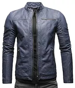 Crone Jacken Crone Epic Herren Lederjacke Cleane Leichte Basic Jacke aus weichem Schafs-Leder