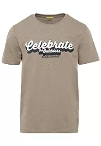camel active T-Shirts camel active Herren Kurzarm T-Shirt aus Bio-Baumwolle