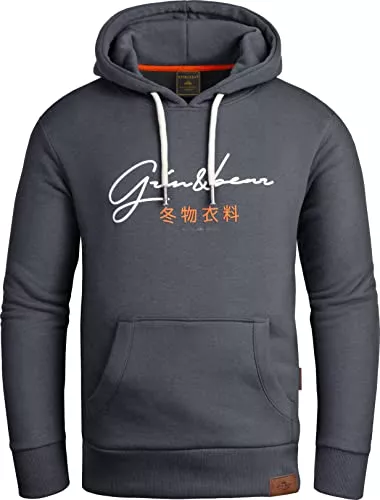 Grin&Bear Kapuzenpullover Grin&Bear Hoodie Herren Sweatjacke GEC703