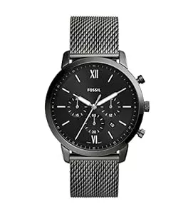 Fossil Uhren FOSSIL Neutra Uhr für Herren, Chronographenwerk mit Edelstahl- oder Lederarmband