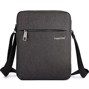 BAIGIO Taschen & Rucksäcke BAIGIO Umhängetasche Herren Schultertasche Oxford Klein Herrentasche Crossbody Messenger Tasche mit iPad-Fach und verstellbarem Schultergurt
