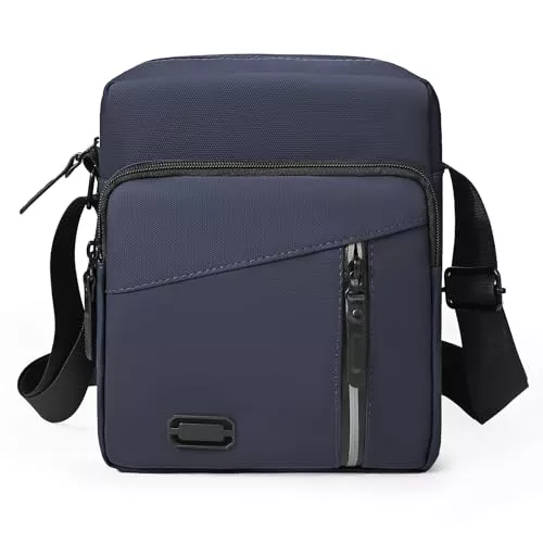 Wasarmir Taschen & Rucksäcke Wasarmir Umhängetasche Herren, Wasserdichte Schultertasche Herrentasche Zum Umhängen, Klein Handytasche Crossbody Bag Seitentasche Kuriertasche Männer Tasche für Tägliches