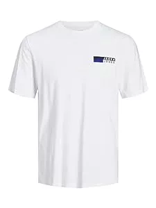 JACK & JONES T-Shirts JACK & JONES Male T-Shirt Logo Rundhals T-Shirt