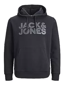 JACK & JONES Kapuzenpullover JACK & JONES Herren Jjecorp Logo Sweat Hood Noos Kapuzenpullover
