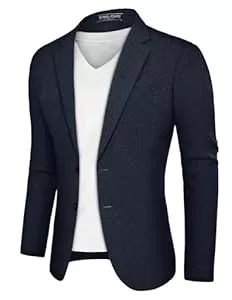 PJ PAUL JONES Blazer PJ PAUL JONES Herren Sakko Sportlich Regular Fit Freizeit Blazer 2 Knöpfe Business Anzugjacke