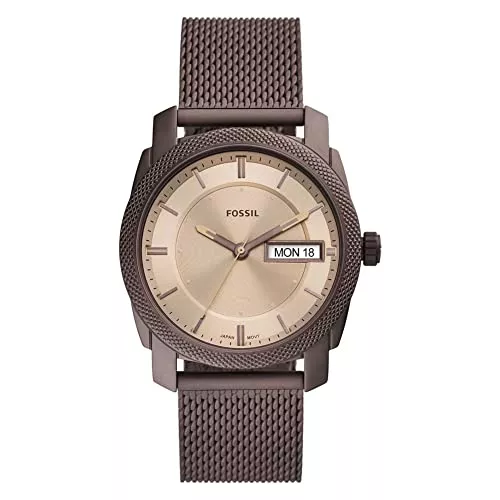 Fossil Uhren FOSSIL Machine Uhr für Herren, Quarzwerk mit Edelstahl- oder Lederarmband