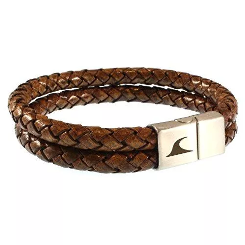 WAVEPIRATE Schmuck WAVEPIRATE Echt Leder-Armband Tarifa Cognac Männer Herren
