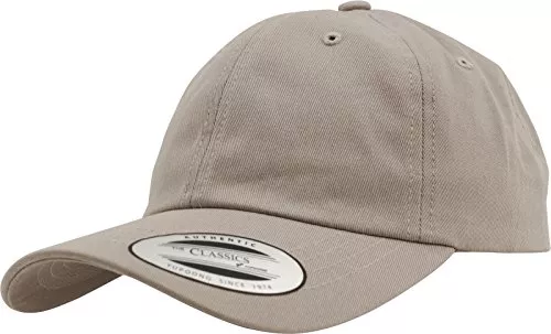 Flexfit Hüte & Mützen Yupoong Flexfit Low Profile Cotton Twill Unisex Dad Hat Cap für Damen und Herren, 6 Panel Baseball Cap unstructured mit Messingverschluss