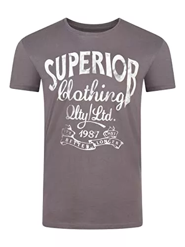 riverso T-Shirts riverso Herren T-Shirt RIVLeon Rundhals O-Neck Kurzarm Tee Shirt Print Regular Fit 100% Baumwolle