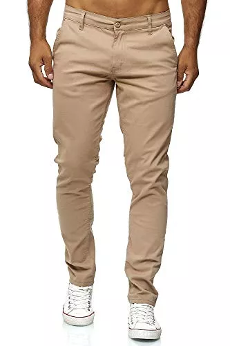 Elara Hosen Elara Herren Chino Hose Slim Fit Stretch Chunkyrayan