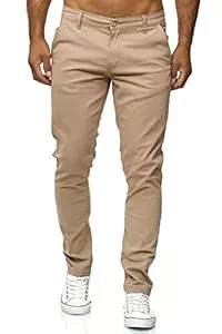 Elara Hosen Elara Herren Chino Hose Slim Fit Stretch Chunkyrayan