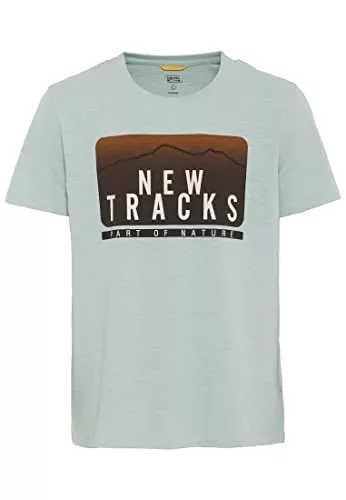 camel active T-Shirts camel active Herren Kurzarm T-Shirt aus Bio-Baumwolle