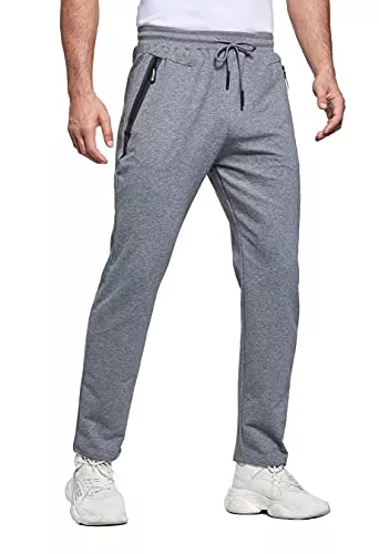 HCSS Hosen HCSS Jogginghose Herren Sporthose Herren Sweathose Baumwolle Trainingshose mit Gummizug Reißverschlusstaschen