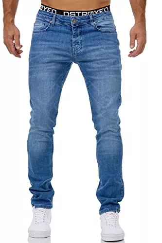 MERISH Jeans MERISH Jeans Herren Slim Fit Jeanshose Stretch Denim Hose Designer 1512
