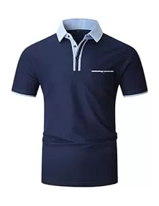 LIUPMWE Poloshirts LIUPMWE Poloshirt Herren,Kurzarm T Shirts Männer,Polohemd Herren Baumwolle Golf Casual T-Shirt M-XXXL