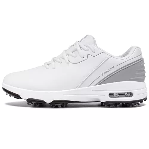 Fenlern Sneaker & Sportschuhe Fenlern Herren Golfschuhe rutschfest Wasserdicht Luftkissen Golf Turnschuhe