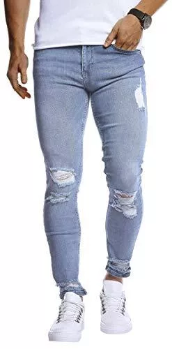 Leif Nelson Jeans Leif Nelson Herren Jeans Hose Slim Fit Denim Blaue graue Lange Jeanshose für Männer Coole Jungen weiße Stretch Freizeithose Schwarze Cargo Chino Sommer Winter Basic