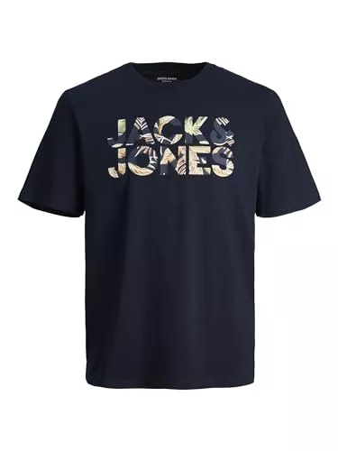 JACK & JONES T-Shirts JACK & JONES Male T-Shirt Logo Rundhals T-Shirt