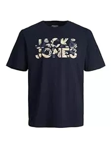 JACK & JONES T-Shirts JACK & JONES Male T-Shirt Logo Rundhals T-Shirt
