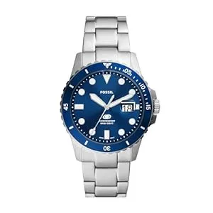 Fossil Uhren Fossil Blue Uhr Für Herren, Quarzwerk Mit Edelstahl- Oder Lederarmband