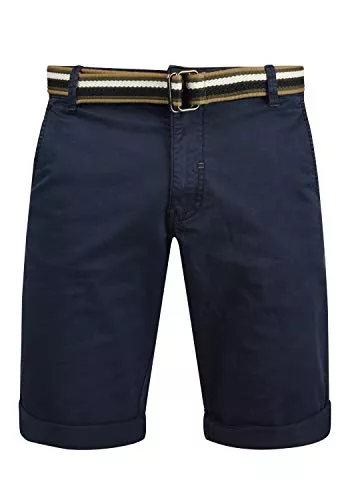b BLEND Shorts Blend BHBruno Herren Chino Shorts Bermuda Kurze Hose mit Gürtel und Stretch