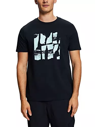 ESPRIT T-Shirts ESPRIT T-Shirt mit Frontprint, 100% Baumwolle