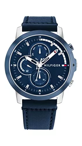 Tommy Hilfiger Uhren Tommy Hilfiger Multi Zifferblatt Quarz Uhr für Herren mit Edelstahl