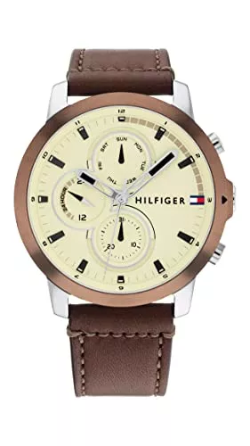 Tommy Hilfiger Uhren Tommy Hilfiger Multi Zifferblatt Quarz Uhr für Herren mit Edelstahl