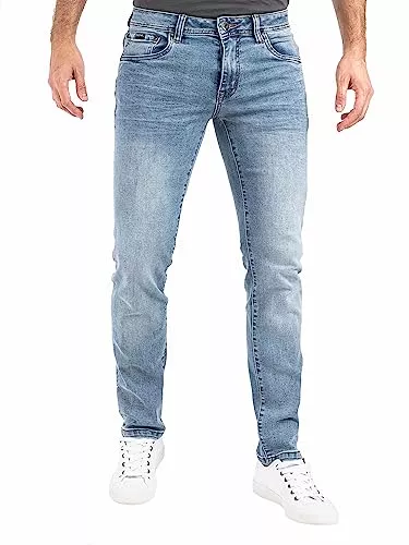 Peak Time Jeans Peak Time Herren Jeans Slim Fit Hose mit elastischem Stretch Bund Mailand