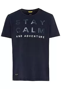 camel active T-Shirts camel active Herren Kurzarm T-Shirt aus Bio-Baumwolle