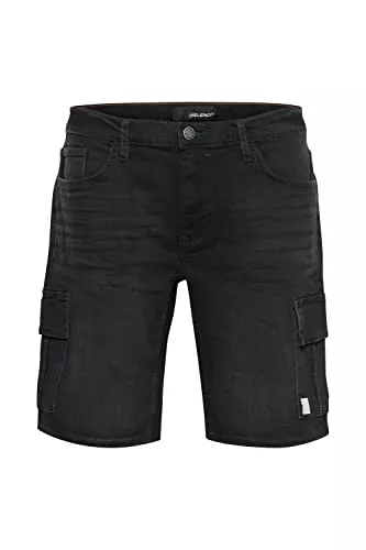 b BLEND Shorts Blend 20715424 Herren Jeans Shorts Kurze Denim Shorts Cargoshorts mit Stretch Blizzard Regular Fit