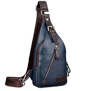Leuchtbox Taschen & Rucksäcke Herren Umhängetasche Crossbody Bag Messenger Bag Tablet Tasche Urban Style Chest Pack Schultertasche Sling Bag Weiches PU-Kunstleder