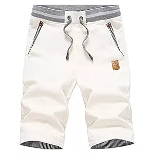 HCSS Shorts HCSS Kurze Hosen Herren Bermuda Shorts Herren Sommer Chino Shorts Baumwolle Gummizug mit Tasche